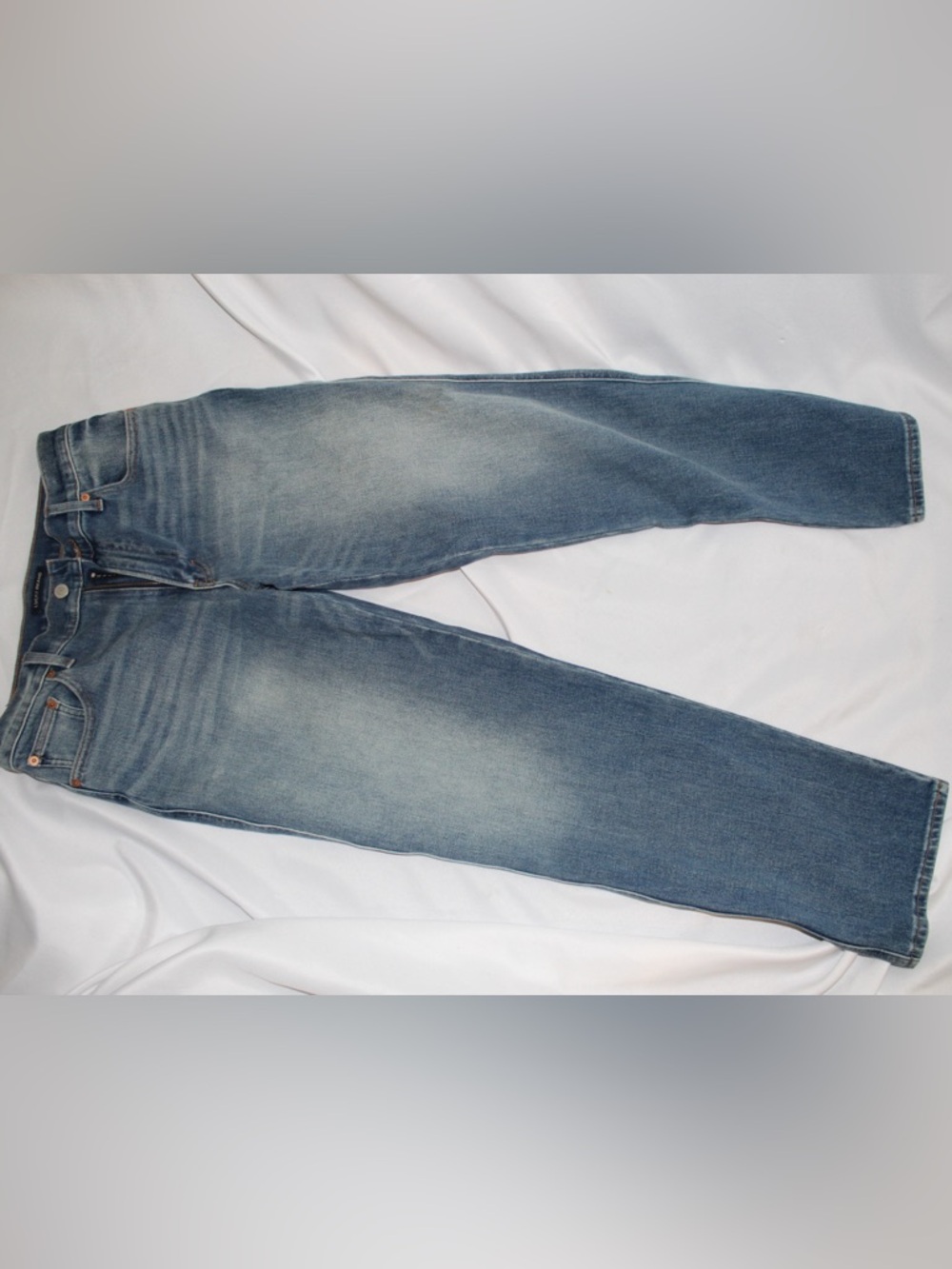 Lucky Brand Mid Rise Authentic Straight Jeans Dark Wash Denim Size 8/29R